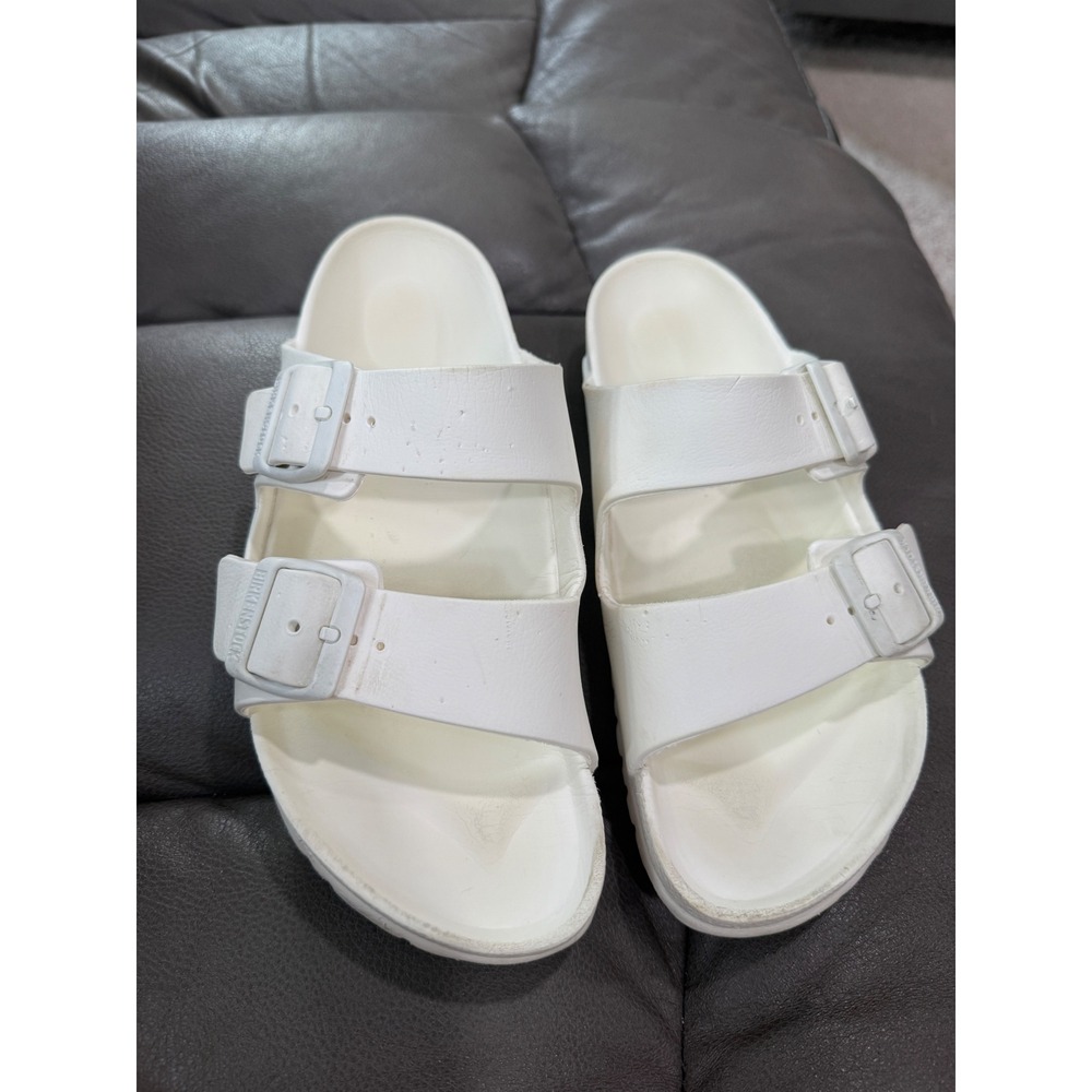 Birkenstock Arizona Essentials EVA White Slide Sandals Mens 41 L10 Waterproof